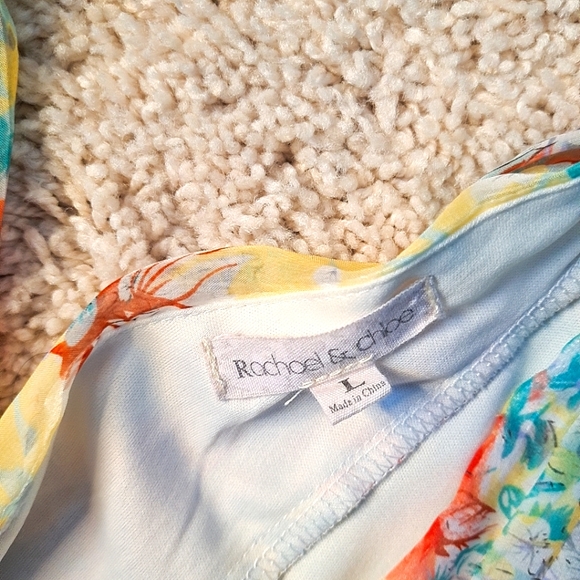 Rachael & Chloe Dress Womens floral  Print Lined Elastic Fit n Flare. - Picture 5 of 7